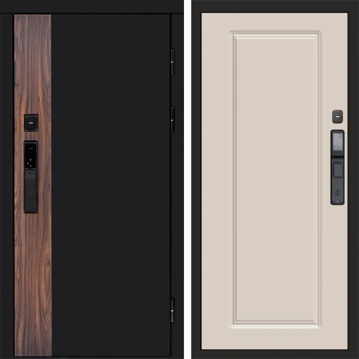 Входная дверь Termo-door ТОР с электронным замком Гранд Слоновая Кость