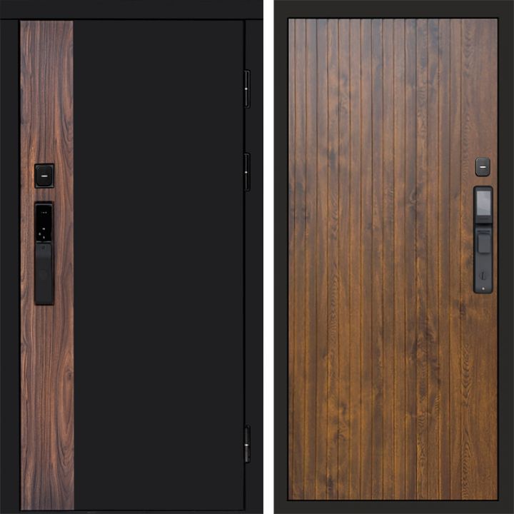 Входная дверь Termo-door ТОР с электронным замком FLAT Дуб