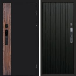 Входная дверь Termo-door ТОР с электронным замком FLAT Черный Кварц