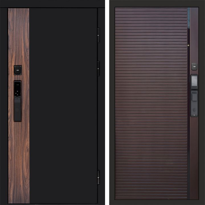 Входная дверь Termo-door ТОР с электронным замком PORTE Шоколад