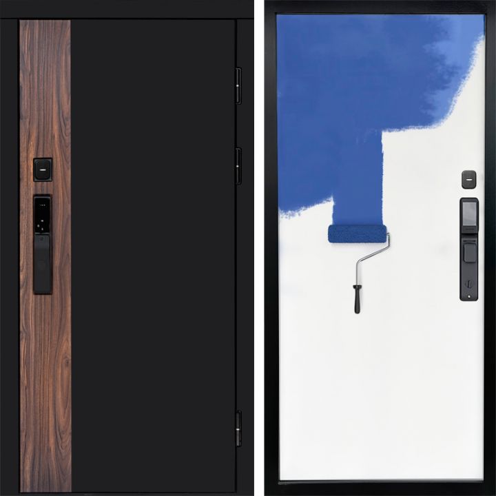 Входная дверь Termo-door ТОР с электронным замком Грунт под покраску