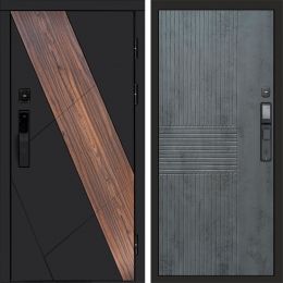 Входная дверь Termo-door НОВА с электронным замком Мастино Бетон Темный