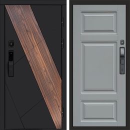 Входная дверь Termo-door НОВА с электронным замком Лион Грей Софт