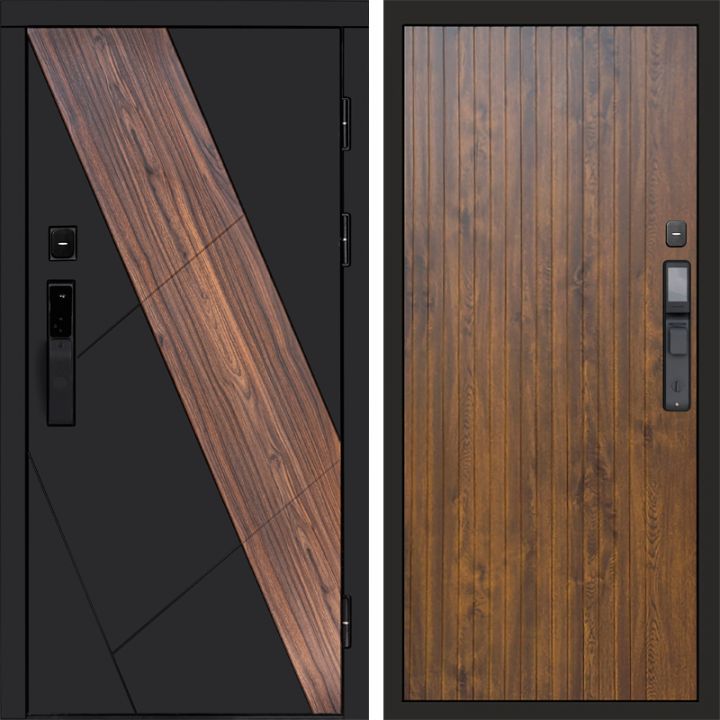 Входная дверь Termo-door НОВА с электронным замком FLAT Дуб