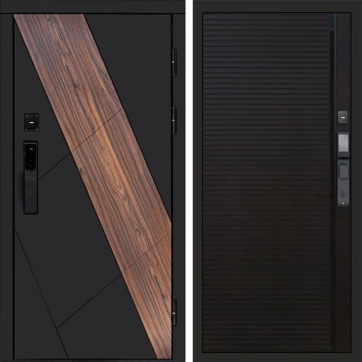 Входная дверь Termo-door НОВА с электронным замком Porte black