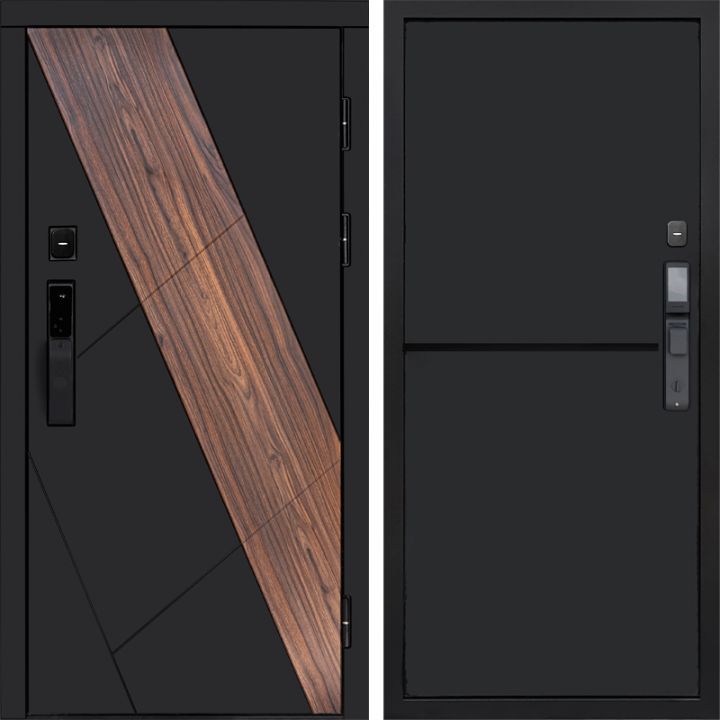 Входная дверь Termo-door НОВА с электронным замком Нео Black