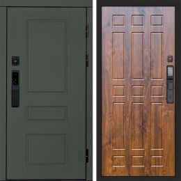 Входная дверь Termo-door ОРЕГОН GREEN с электронным замком Спарта дуб