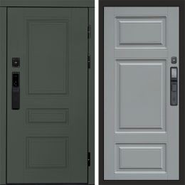 Входная дверь Termo-door ОРЕГОН GREEN с электронным замком Лион Грей Софт