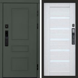 Входная дверь Termo-door ОРЕГОН GREEN с электронным замком Царга лиственница