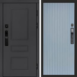 Входная дверь Termo-door ОРЕГОН ГРАФИТ с электронным замком FLAT Грей Софт