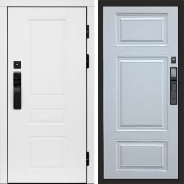 Входная дверь Termo-door ОРЕГОН WHITE с электронным замком Лион Белый Софт