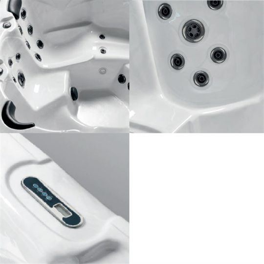 Спа бассейн Gruppo Treesse Paros 201х201 схема 3