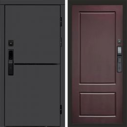 Входная дверь Termo-door ТРЕНД ГРАФИТ с электронным замком Марсель Шоколад