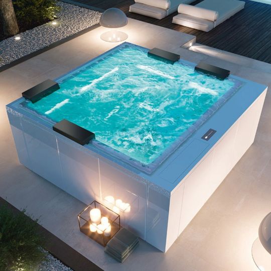 Спа бассейн Gruppo Treesse Muse Ghost 280х235 V212N схема 7