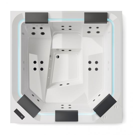 Спа бассейн Gruppo Treesse Superquarz 220x220x90 схема 3