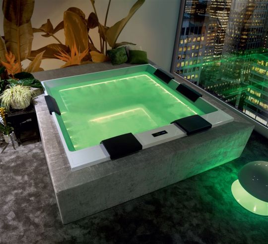 Спа бассейн Gruppo Treesse Wave Ghost 235х235 схема 2