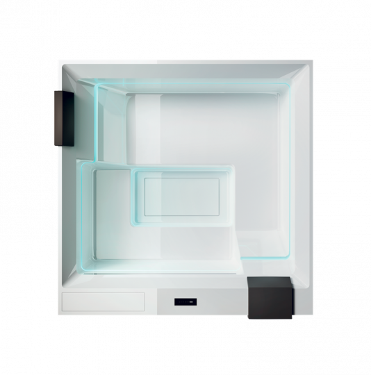 Спа бассейн Gruppo Treesse Wave Ghost 235х235 схема 3