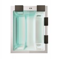 Спа бассейн Gruppo Treesse Maya GP Ghost Plus 260х205 V232 схема 1