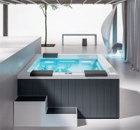 Спа бассейн Gruppo Treesse Maya GP Ghost Plus 260х205 V232 схема 2