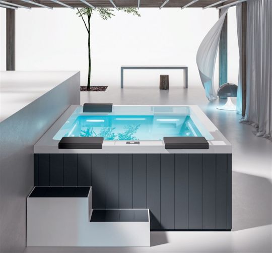 Спа бассейн Gruppo Treesse Maya GP Ghost Plus 260х205 V232 схема 2