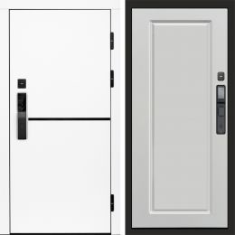 Входная дверь Termo-door ТРЕНД WHITE с электронным замком Гранд Белый Софт