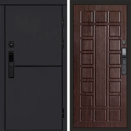 Входная дверь Termo-door ТРЕНД BLACK с электронным замком Престиж венге