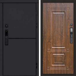 Входная дверь Termo-door ТРЕНД BLACK с электронным замком Мадрид Дуб