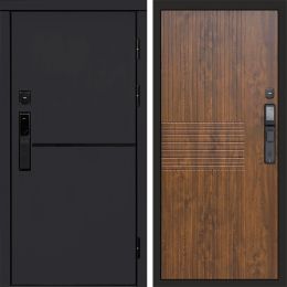 Входная дверь Termo-door ТРЕНД BLACK с электронным замком Мастино Дуб