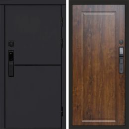 Входная дверь Termo-door ТРЕНД BLACK с электронным замком Гранд Дуб
