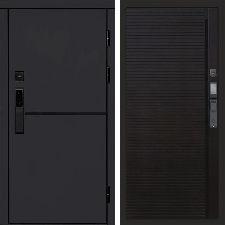Входная дверь Termo-door ТРЕНД BLACK с электронным замком Porte black