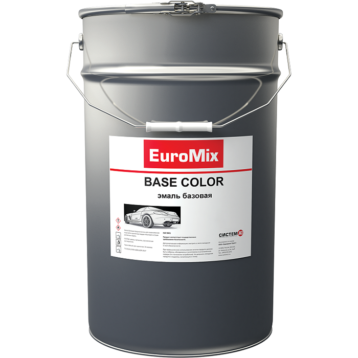EuroMix Эмаль базовая EUROMIX опал 419, объем 3л.