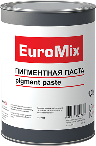 EuroMix Пигментная паста Р111, лимонно-жёлтая, (банка 1л.)