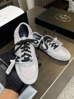 Кроссовки PRADA Collapse Re-Nylon and suede sneakers Premium