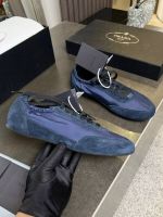 Кроссовки PRADA Collapse Re-Nylon and suede sneakers Premium
