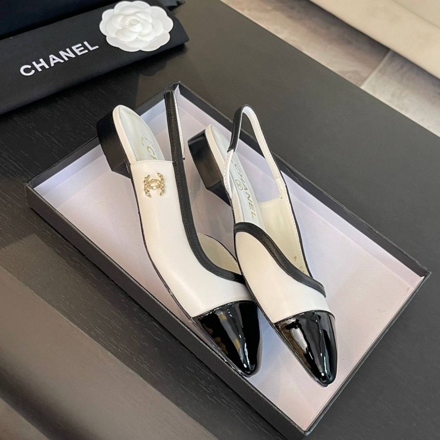 Босоножки балетки Chanel Premium
