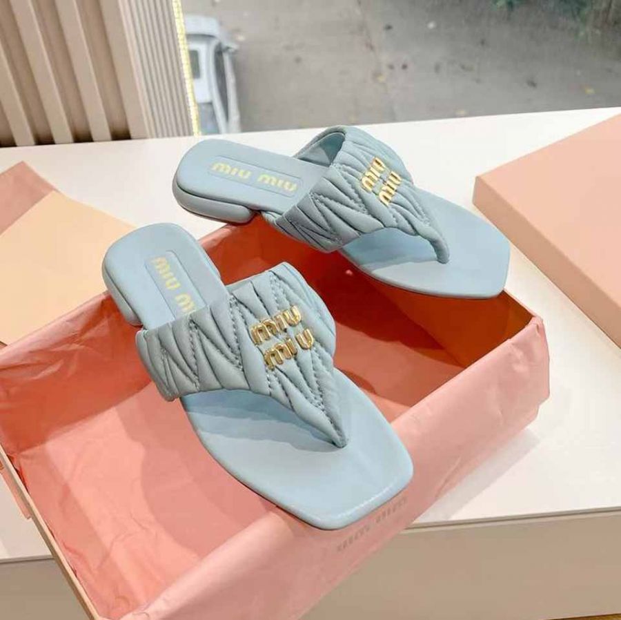 Шлепанцы MIU MIU Premium