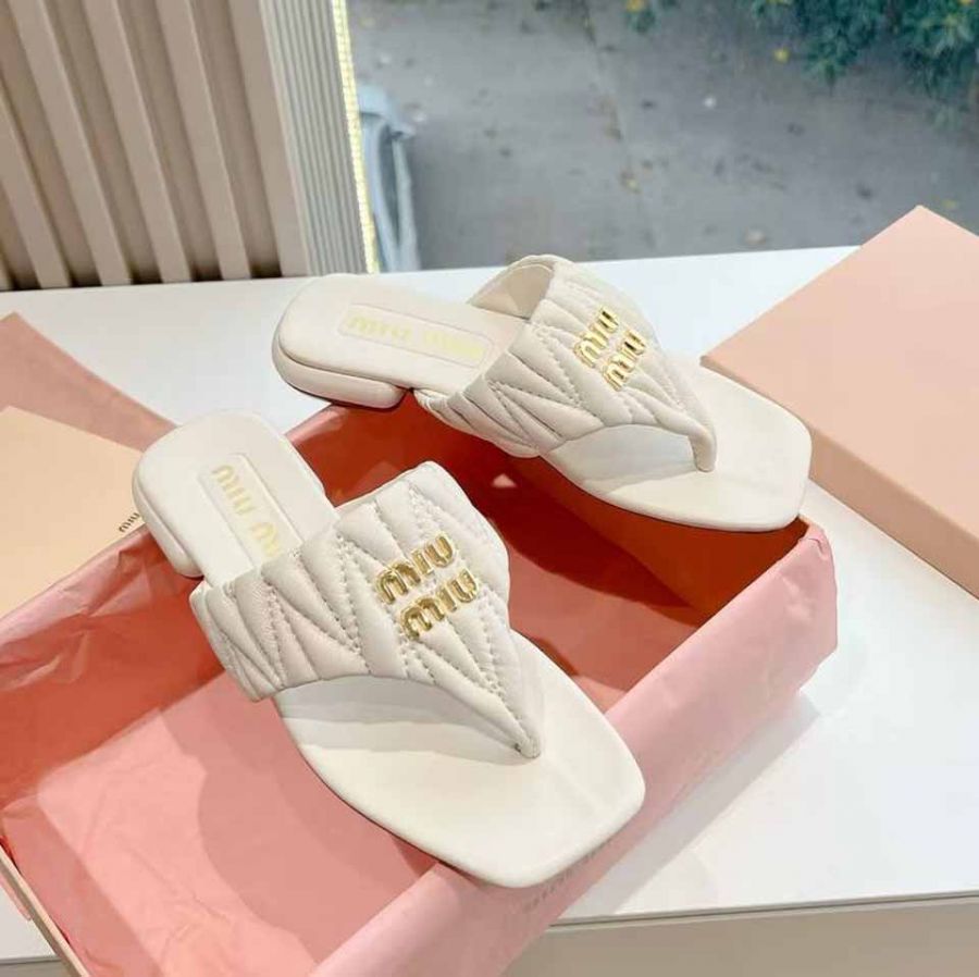 Шлепанцы MIU MIU Premium