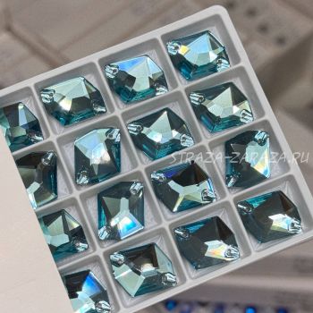 K9 Luxe Пришивные Стразы Aqua Космик 16*21 мм
