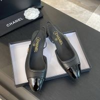 Босоножки балетки Chanel Premium