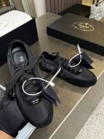 Кроссовки PRADA Collapse Re-Nylon and suede sneakers Premium
