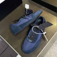 Кроссовки PRADA Collapse Re-Nylon and suede sneakers Premium
