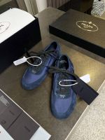 Кроссовки PRADA Collapse Re-Nylon and suede sneakers Premium