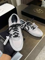Кроссовки PRADA Collapse Re-Nylon and suede sneakers Premium