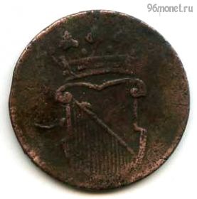 Голландская Ост-Индия 1/2 дуита 1755