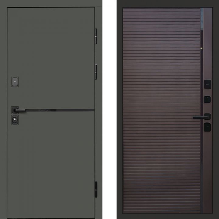 Входная дверь Termo-door Тренд Грин PORTE Шоколад