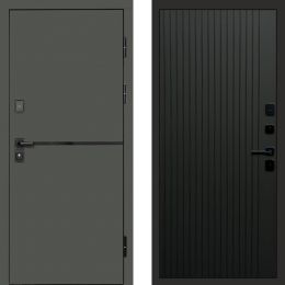 Входная дверь Termo-door Тренд Грин FLAT Черный Кварц