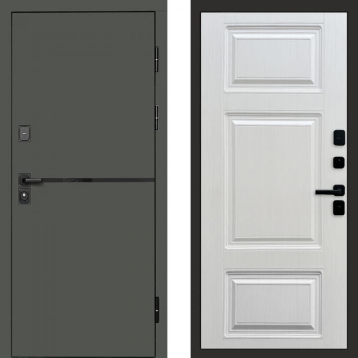 Входная дверь Termo-door Тренд Грин Лион Лиственница