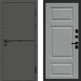 Входная дверь Termo-door Тренд Грин Лион Грей Софт