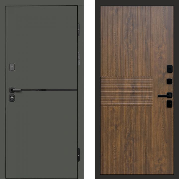 Входная дверь Termo-door Тренд Грин Мастино Дуб