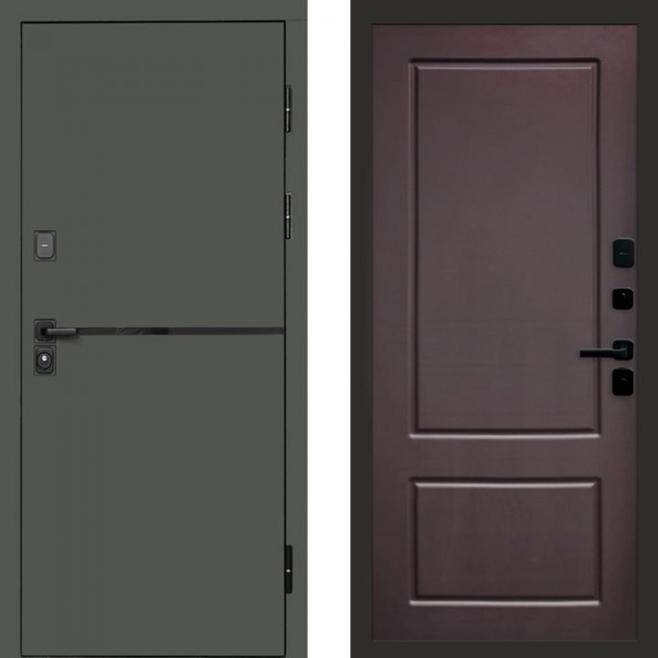 Входная дверь Termo-door Тренд Грин Марсель Шоколад